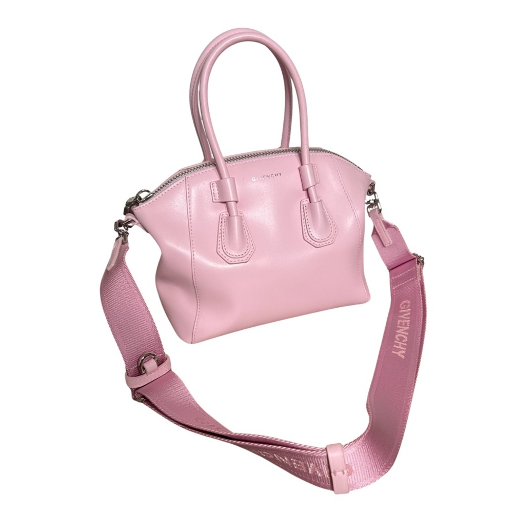 Givenchy Mini Antigona Leather Sport bag in Blossom Pink NWT Retail $1,950.00